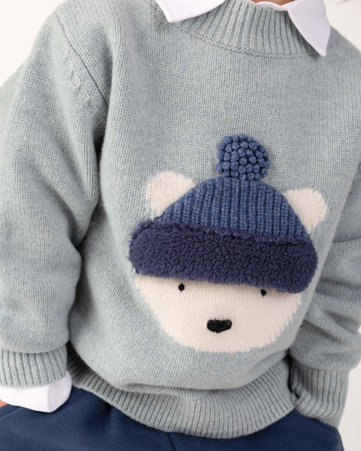 Denn Merino Wool Sweater | Polar Bear