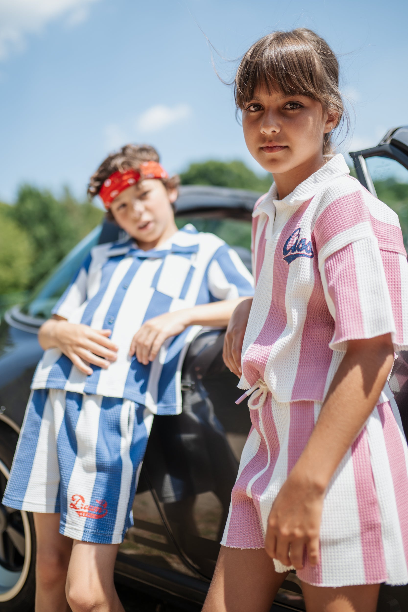 CUT OFF SHORT COTTON PIQUE