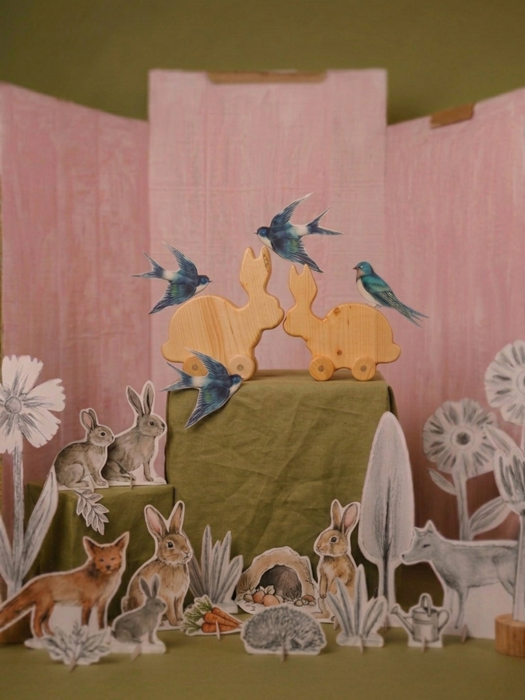 Hop Hop Rabbit on wheels