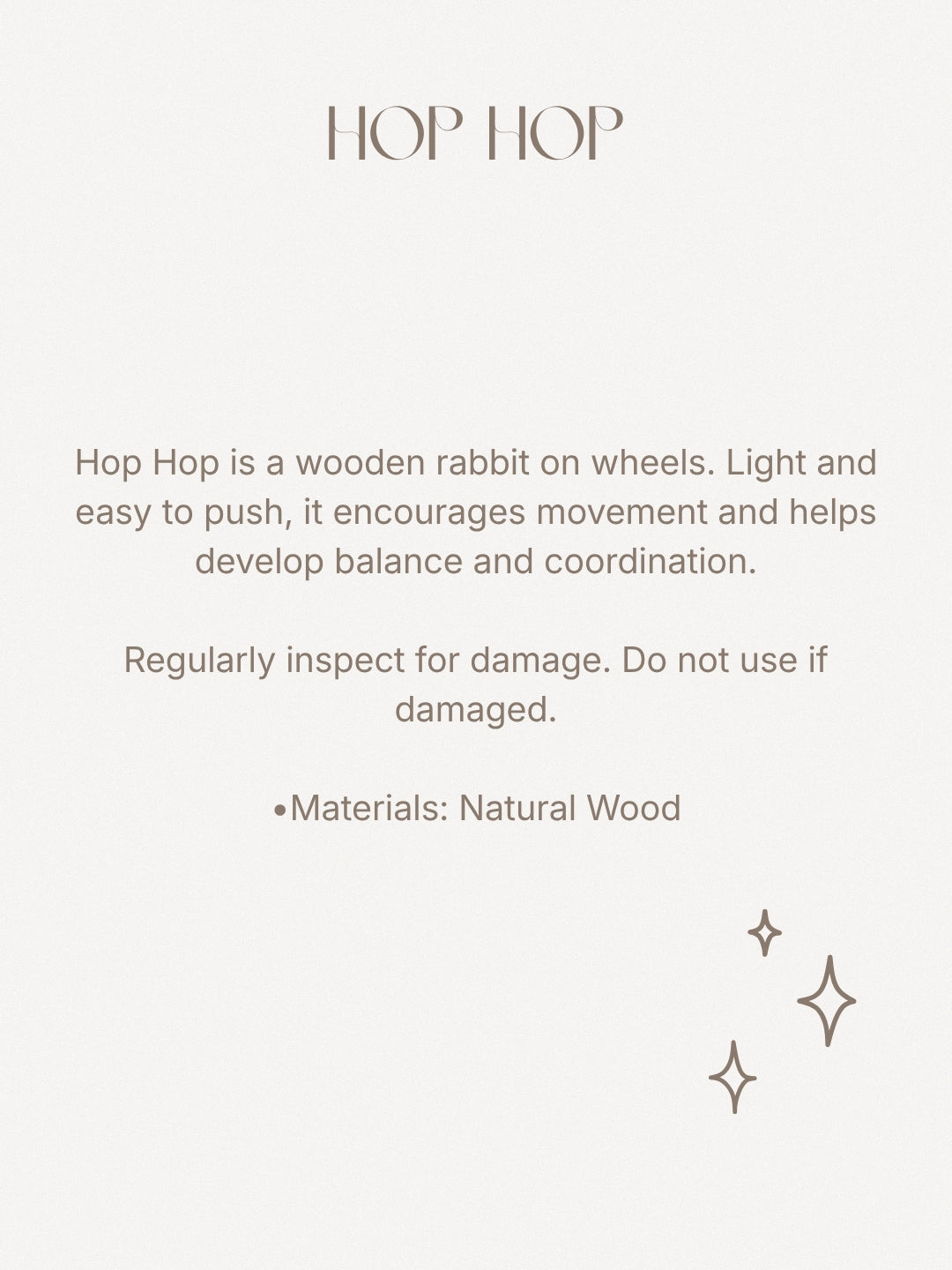 Hop Hop Rabbit on Wheel