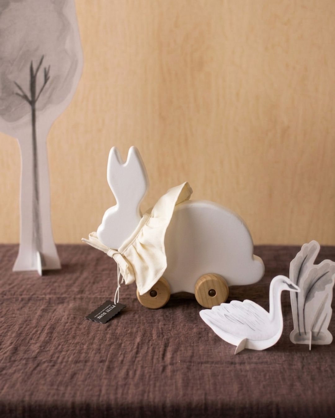 Hop Hop Rabbit on Wheel