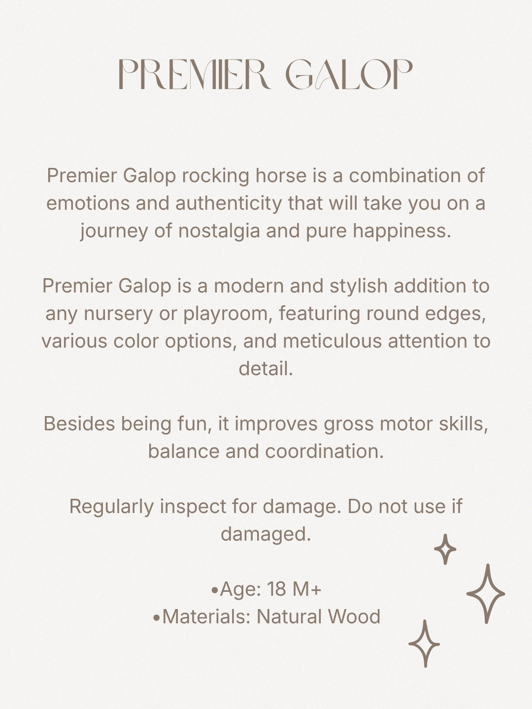 Premier Galop Rocking Horse